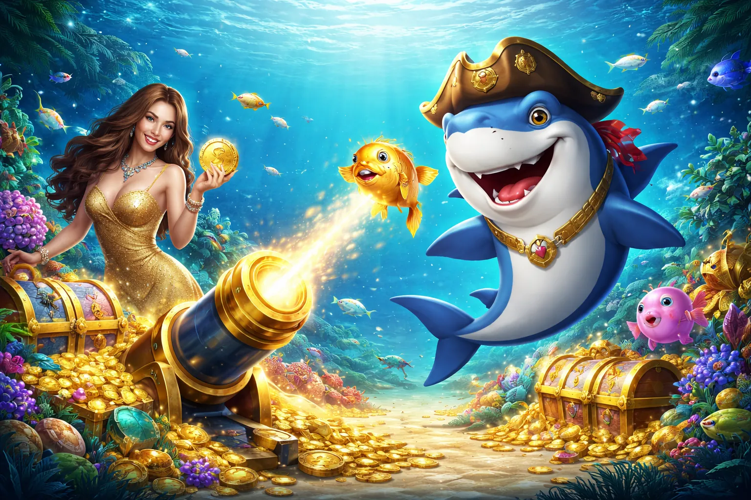 Hình ảnh chính về chiến lược game bắn cá tại KV888